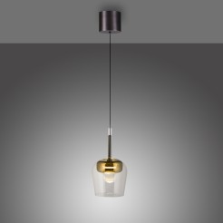 2741-12 Q-KON LAMPA WISZĄCA ZŁOTY