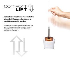 2741-20 Q-KON LAMPA WISZĄCA MIEDZIANY