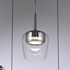 2741-21 Q-KON LAMPA WISZĄCA SREBRNY