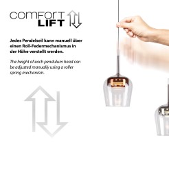 2742-70 Q-KON LAMPA WISZĄCA MULTIKOLOR
