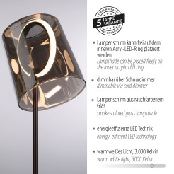 4542-25 ZULA LAMPA WISZĄCA KAWOWY/SMOKY