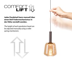 2680-70 IRIDES LAMPA WISZĄCA MULTIKOLOR