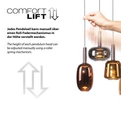 2681-70 IRIDES LAMPA WISZĄCA MULTIKOLOR