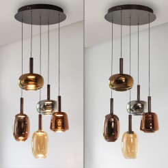 2682-70 IRIDES LAMPA WISZĄCA MULTIKOLOR
