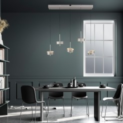 2249-95 Q-ROTATE LAMPA WISZĄCA ALUMINIUM