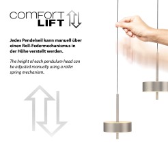 2249-95 Q-ROTATE LAMPA WISZĄCA ALUMINIUM