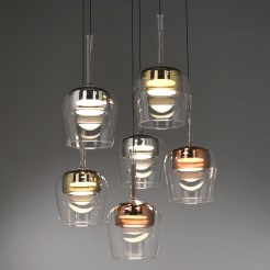 2744-70 Q-KON LAMPA WISZĄCA MULTIKOLOR
