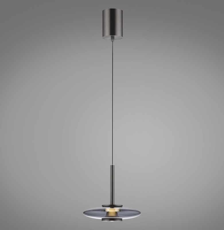 2053-15 PURE VITRU LAMPA WISZĄCA SZARY