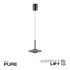 2053-15 PURE VITRU LAMPA WISZĄCA SZARY