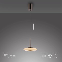 2053-34 PURE VITRU LAMPA WISZĄCA CIEMNOMETALOWO-BRĄZOWY