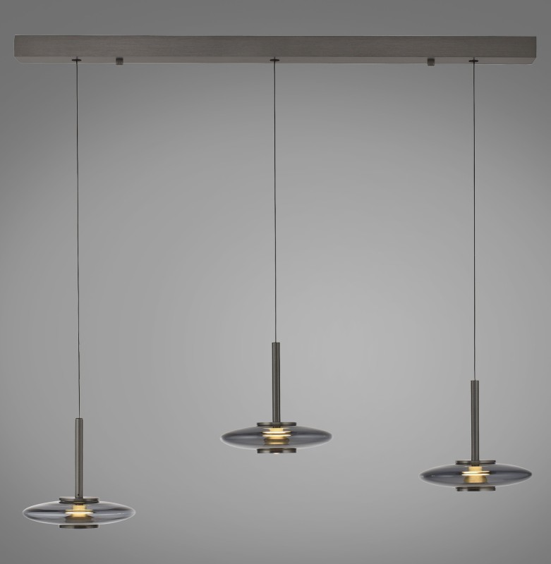 2083-15 PURE VITRU LAMPA WISZĄCA SZARY
