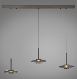 2083-15 PURE VITRU LAMPA WISZĄCA SZARY
