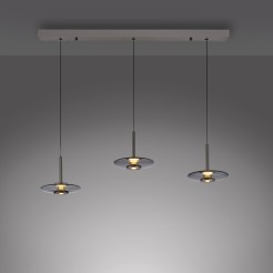 2083-15 PURE VITRU LAMPA WISZĄCA SZARY
