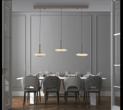 2083-34 PURE VITRU LAMPA WISZĄCA CIEMNOMETALOWO-BRĄZOWY