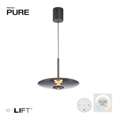 2084-15 PURE E-VIT LAMPA WISZĄCA SZARY