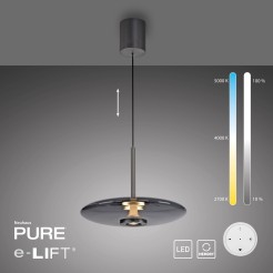 2084-15 PURE E-VIT LAMPA WISZĄCA SZARY
