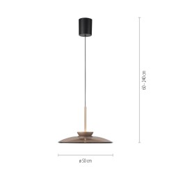 2195-97 PURE E-MOON LAMPA WISZĄCA BRĄZOWY