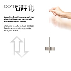 2247-95 Q-ROTATE LAMPA WISZĄCA ALUMINIUM