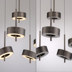 2249-34 Q-ROTATE LAMPA WISZĄCA CIEMNOMETALOWO-BRĄZOWY