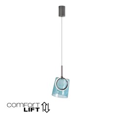 2541-56 ZULA LAMPA WISZĄCA BRĄZOWY/NIEBIESKI
