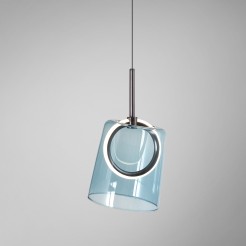 2541-56 ZULA LAMPA WISZĄCA BRĄZOWY/NIEBIESKI