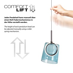 2543-70 ZULA LAMPA WISZĄCA MULTIKOLOR