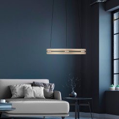 2550-60 PURE E-LOOP LAMPA WISZĄCA MATOWY MOSIĄDZ