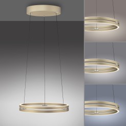 2550-60 PURE E-LOOP LAMPA WISZĄCA MATOWY MOSIĄDZ