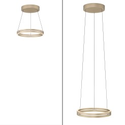 2550-60 PURE E-LOOP LAMPA WISZĄCA MATOWY MOSIĄDZ