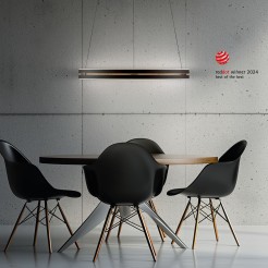 2551-18 PURE E-LOOP LAMPA WISZĄCA CZARNY