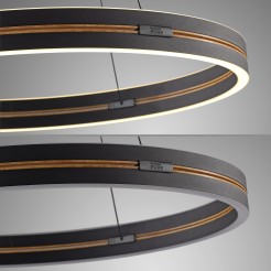 2551-18 PURE E-LOOP LAMPA WISZĄCA CZARNY
