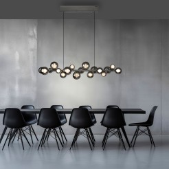 2557-15 PURE E-POPUP LAMPA WISZĄCA SZARY
