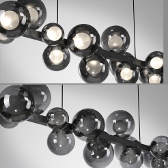 2557-15 PURE E-POPUP LAMPA WISZĄCA SZARY