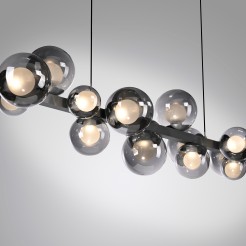 2557-15 PURE E-POPUP LAMPA WISZĄCA SZARY