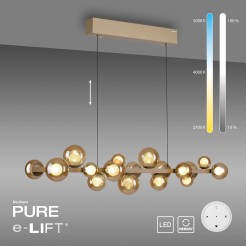 2557-97 PURE E-POPOUP LAMPA WISZĄCA BRĄZOWY