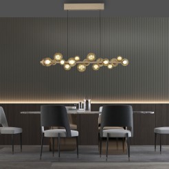 2557-97 PURE E-POPOUP LAMPA WISZĄCA BRĄZOWY