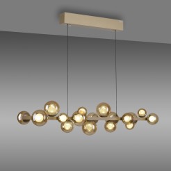 2557-97 PURE E-POPOUP LAMPA WISZĄCA BRĄZOWY