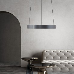 2560-15 PURE E-CLIPSE LAMPA WISZĄCA SZARY