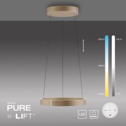 2560-97 PURE E-CLIPSE LAMPA WISZĄCA BRĄZOWY