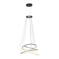2566-15 PURE E-FLYING RINGS LAMPA WISZĄCA SZARY