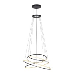 2566-15 PURE E-FLYING RINGS LAMPA WISZĄCA SZARY
