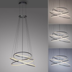 2566-15 PURE E-FLYING RINGS LAMPA WISZĄCA SZARY