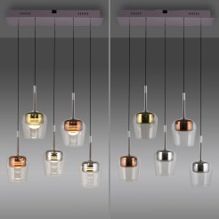 2743-70 Q-KON LAMPA WISZĄCA MULTIKOLOR