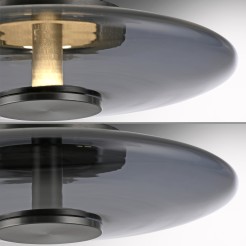 4080-15 PURE VITRUM LAMPA STOŁOWA SZARY