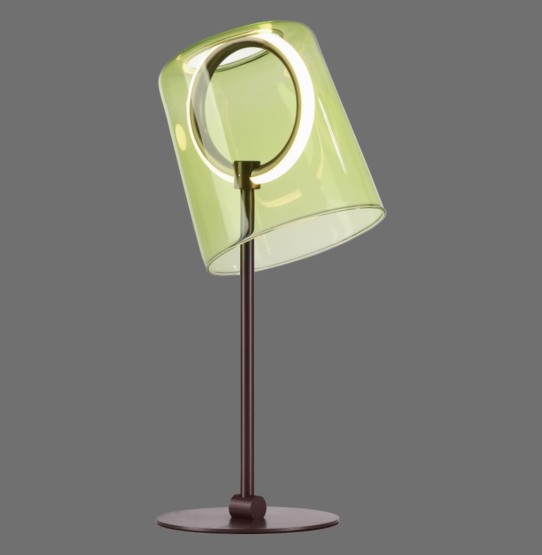 4542-43 ZULA LAMPA STOŁOWA ZIELONY