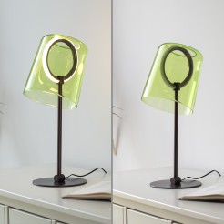 4542-43 ZULA LAMPA STOŁOWA ZIELONY