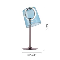 4542-56 ZULA LAMPA STOŁOWA NIEBIESKI
