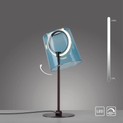 4542-56 ZULA LAMPA STOŁOWA NIEBIESKI