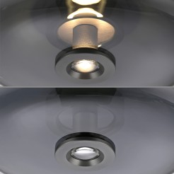 6083-15 PURE VITRUM LAMPA SUFITOWA SZARY