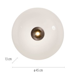 6083-34 PURE VITRUM LAMPA SUFITOWA CIEMNOMETALOWO-BRĄZOWY